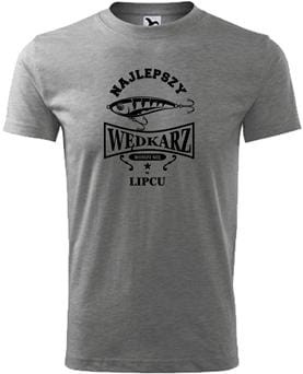 Wędkarz lipiec szara