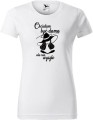 Koszulka damska t-shirt kolor Biały Chciałam być Damą ale nie wyszło 02 AlleKoszulki Super Prezent.jpg