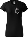 Koszulka damska t-shirt kolor Czarny Kieszonka Kotek Allekoszulki Koszulka WOW.jpg