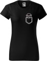 Koszulka damska t-shirt kolor Czarny Kieszonka Owieczka Allekoszulki Super Prezent.jpg