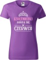 Koszulka damska kolor Fioletowy Księżniczki rodzą się w Czerwcu 01 AlleKoszulki Prezent na Urodziny.jpg