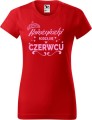 Koszulka damska t-shirt kolor Czerwony Księżniczki rodzą się w Czerwcu 02 AlleKoszulki Urodziny.jpg