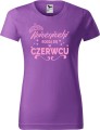 Koszulka damska t-shirt kolor Fioletowy Księżniczki rodzą się w Czerwcu 02 AlleKoszulki Urodziny.jpg