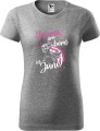 Koszulka damska t-shirt kolor Szary Unicorns are born in June AlleKoszulki Urodziny, Jednorożce.jpg