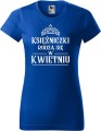 Koszulka damska kolor Chabrowy Księżniczki rodzą się w Kwietniu 01 AlleKoszulki Prezent na Urodziny.jpg