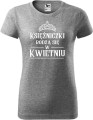 Koszulka damska kolor Szary Księżniczki rodzą się w Kwietniu 01 AlleKoszulki Prezent na Urodziny.jpg