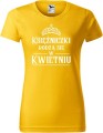 Koszulka damska kolor Żółty Księżniczki rodzą się w Kwietniu 01 AlleKoszulki Prezent na Urodziny.jpg