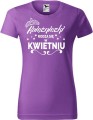 Koszulka damska t-shirt kolor Fioletowy Księżniczki rodzą się w Kwietniu 02 AlleKoszulki Urodziny.jpg