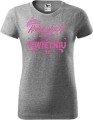 Koszulka damska t-shirt kolor Szary Księżniczki rodzą się w Kwietniu 02 AlleKoszulki Urodziny.jpg