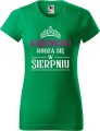 Koszulka damska t-shirt nadruk Księżniczki rodzą się w Sierpniu 01 kolor Zieleń Trawy AlleKoszulki AlleUrodziny.jpg