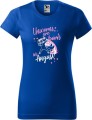 Koszulka damska Unicorns are born in August AlleKoszulki Super prezent kolor Chabrowy.jpg