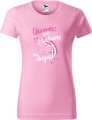 Koszulka damska Unicorns are born in August AlleKoszulki Super prezent kolor Jasny Róż.jpg