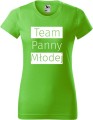 Koszulka damska kolor Green Apple Zielone Jabłuszko nadruk Team Panny Młodej 01 AlleKoszulki Wieczór Panieński AlleZabawa.jpg