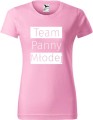 Koszulka damska kolor Jasny Róż nadruk Team Panny Młodej 01 AlleKoszulki Wieczór Panieński AlleZabawa.jpg