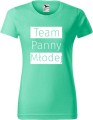 Koszulka damska kolor Miętowy nadruk Team Panny Młodej 01 AlleKoszulki Wieczór Panieński AlleZabawa.jpg