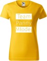 Koszulka damska kolor Żółty nadruk Team Panny Młodej 01 AlleKoszulki Wieczór Panieński AlleZabawa.jpg