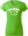 Koszulka damska dla Panny Młodej w kolorze green apple zielone jabłuszko AlleKoszulki Wieczór Panieński.jpg