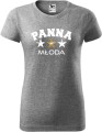 Koszulka damska dla Panny Młodej w kolorze szarym AlleKoszulki Wieczór Panieński.jpg