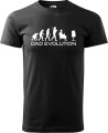 Koszulka męska kolor Czarny nadruk Dad Evolution AlleKoszulki Dzień Taty, Ojca.jpg