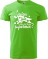 Koszulka męska kolor Green Apple Zielone Jabłuszko nadruk Jestem Tatą a jaka jest Twoja Supermoc AlleKoszulki Dzień Taty, Ojca.jpg