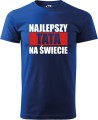 Koszulka męska kolor Chabrowy nadruk Najlepszy Tata 02 AlleKoszulki Dzień Taty, Ojca.jpg