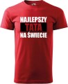 Koszulka męska kolor Czerwony nadruk Najlepszy Tata 02 AlleKoszulki Dzień Taty, Ojca.jpg