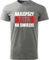 Koszulka męska kolor Szary nadruk Najlepszy Tata 02 AlleKoszulki Dzień Taty, Ojca.jpg