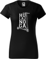 Koszulka damska kolor czarny nadruk Hulajnoga 01 AlleKoszulki Sport Hulajnoga Prezent.png