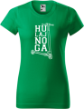Koszulka damska kolor zieleń trawy nadruk Hulajnoga 01 AlleKoszulki Sport Hulajnoga Prezent.png