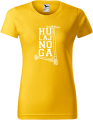 Koszulka damska kolor żółty nadruk Hulajnoga 01 AlleKoszulki Sport Hulajnoga Prezent.png