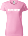 Koszulka damska kolor jasny róż nadruk Hulajnoga 02 AlleKoszulki Sport Hulajnoga.png