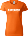 Koszulka damska kolor pomarańczowy nadruk Hulajnoga 02 AlleKoszulki Sport Hulajnoga.png