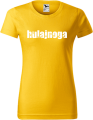 Koszulka damska kolor żółty nadruk Hulajnoga 02 AlleKoszulki Sport Hulajnoga.png