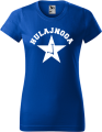 Koszulka damska kolor chaber nadruk Hulajnoga 03 AlleKoszulki Sport Hulajnoga.png