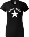 Koszulka damska kolor czarny nadruk Hulajnoga 03 AlleKoszulki Sport Hulajnoga.png