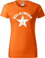 Koszulka damska kolor pomarańczowy nadruk Hulajnoga 03 AlleKoszulki Sport Hulajnoga.png