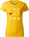 Koszulka damska kolor żółty nadruk Love Hulajnoga AlleKoszulki Sport Hulajnoga.png
