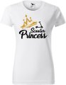 Koszulka damska kolor biały nadruk Scooter Princess AlleKoszulki Sport Hulajnoga.png