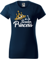 Koszulka damska kolor ciemny granat nadruk Scooter Princess AlleKoszulki Sport Hulajnoga.png