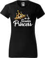 Koszulka damska kolor czarny nadruk Scooter Princess AlleKoszulki Sport Hulajnoga.png