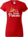 Koszulka damska kolor czerwony nadruk Scooter Princess AlleKoszulki Sport Hulajnoga.png