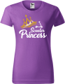 Koszulka damska kolor fioletowy nadruk Scooter Princess AlleKoszulki Sport Hulajnoga.png