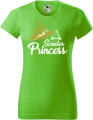 Koszulka damska kolor green apple zielone jabłuszko nadruk Scooter Princess AlleKoszulki Sport Hulajnoga.png