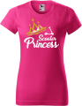 Koszulka damska kolor malinowy nadruk Scooter Princess AlleKoszulki Sport Hulajnoga.png