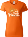 Koszulka damska kolor pomarańczowy nadruk Scooter Princess AlleKoszulki Sport Hulajnoga.png