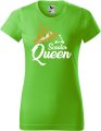 Koszulka damska kolor green apple zielone jabłuszko nadruk Scooter Queen AlleKoszulki Sport Hulajnoga.png