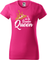 Koszulka damska kolor malinowy nadruk Scooter Queen AlleKoszulki Sport Hulajnoga.png