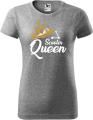 Koszulka damska kolor szary nadruk Scooter Queen AlleKoszulki Sport Hulajnoga.png