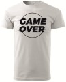 Koszulka męska kolor biały nadruk Game Over 01 AlleKoszulki Wieczór Kawalerski, Pan Młody, Super Impreza.jpg