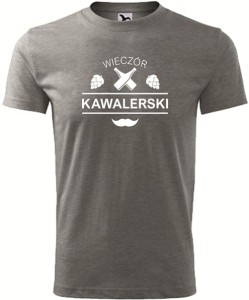 Koszulki na wieczór kawalerski WIECZÓR KAWALERSKI